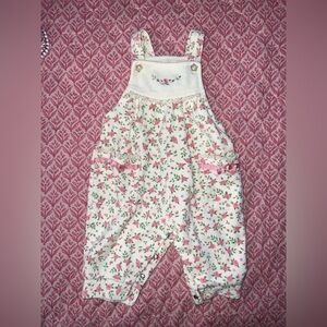 Floral vintage overalls
